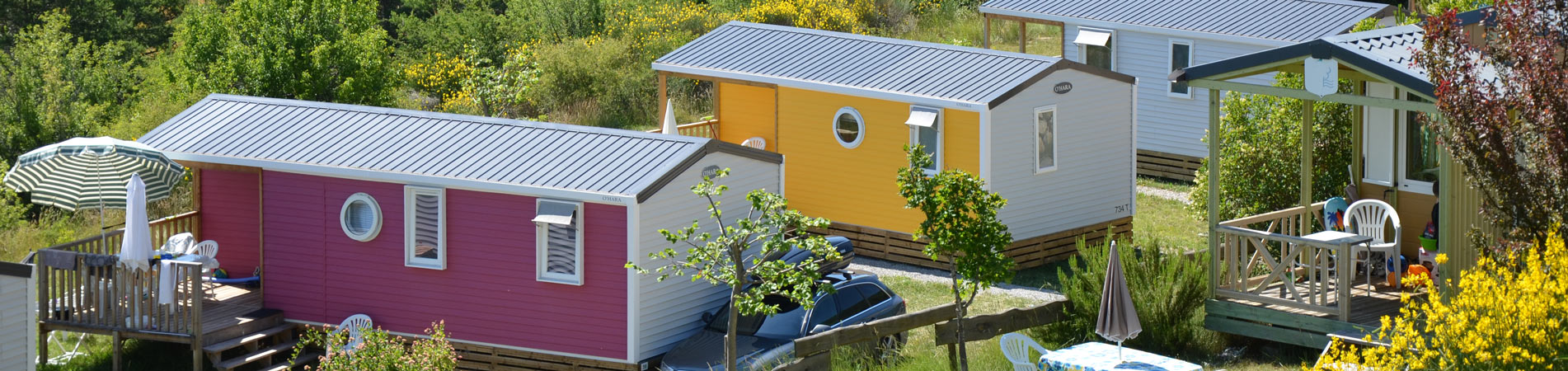 Louez votre mobil home dans notre camping proche de Nyons