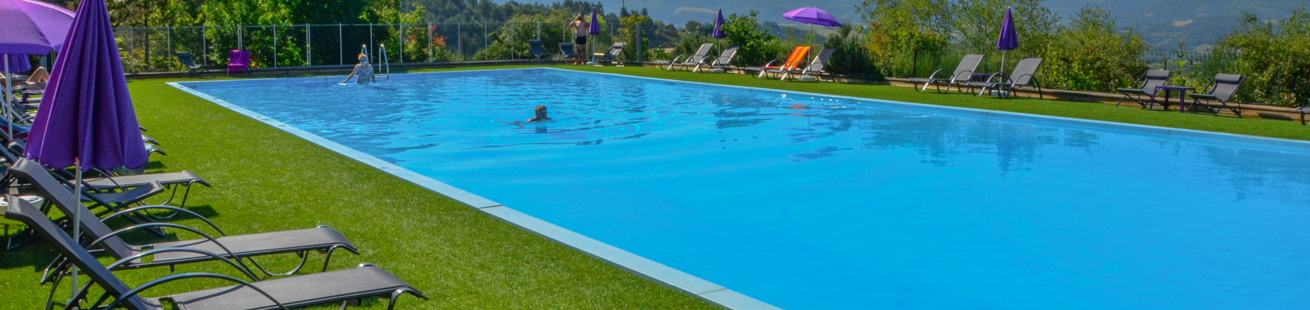 Camping avec piscine près de Nyons