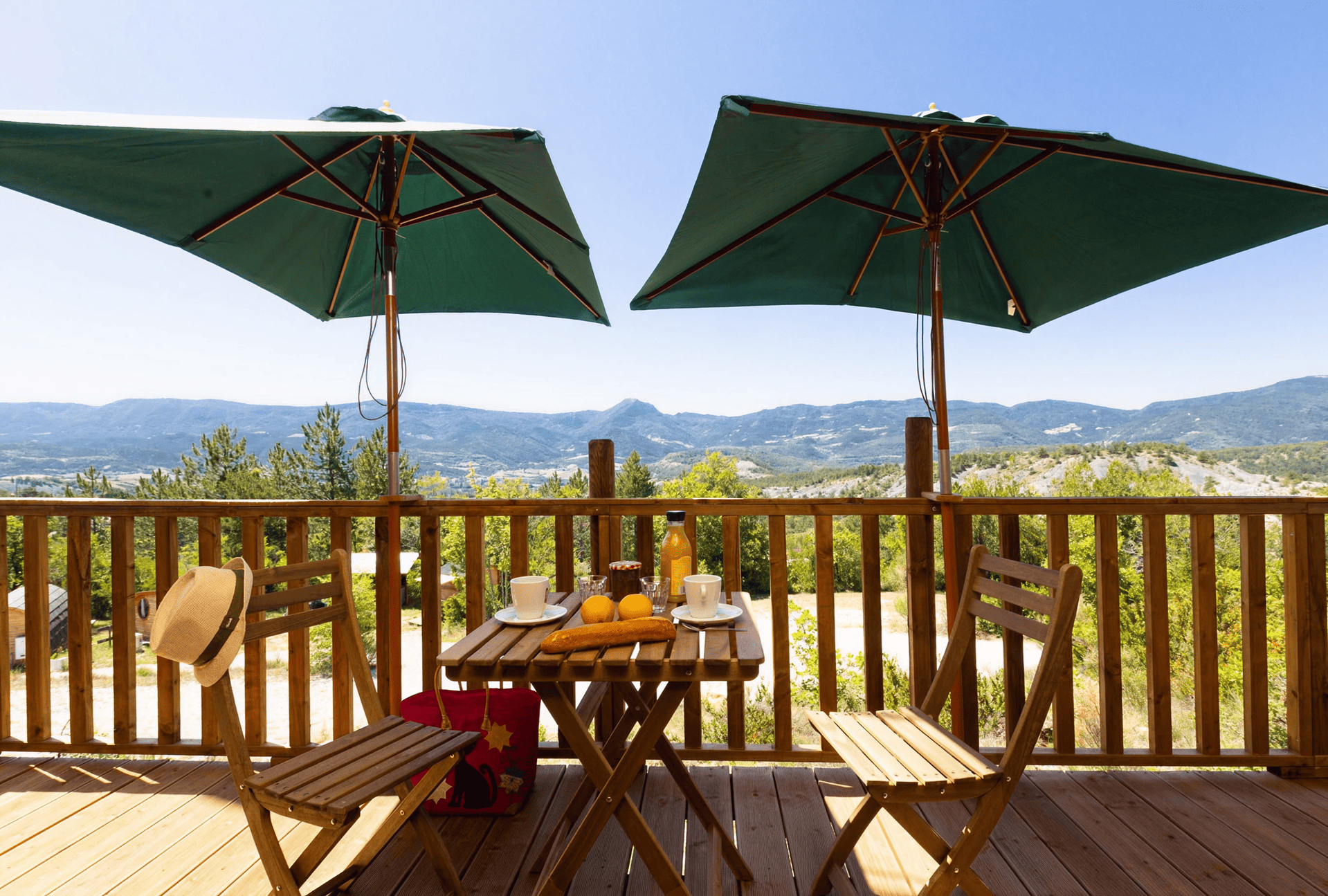 Campingplatz „Les hauts de rosans“ in den Hautes-Alpes