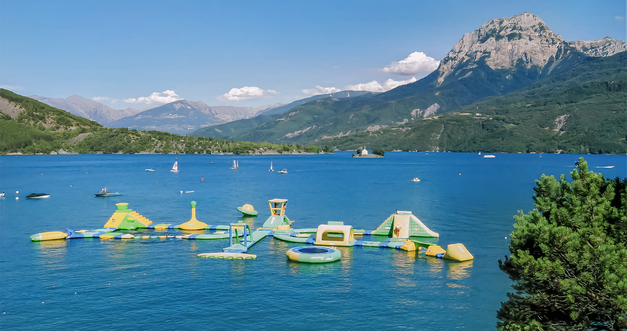 excursion au lac de serre poncon