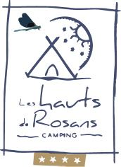 logo camping les hauts de rosans bleu