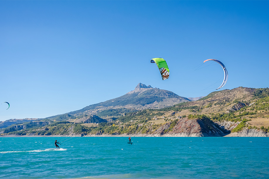 kite surf lac serre poncon