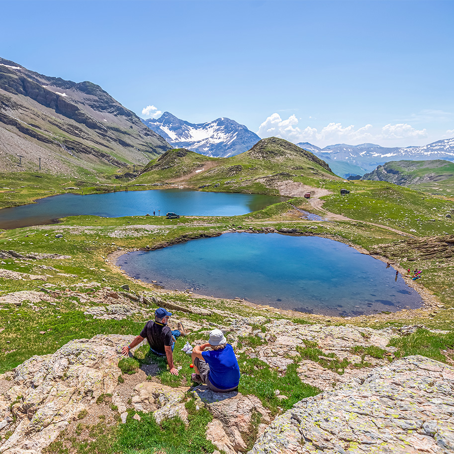 point de vue exceptionnel sur les alpes
