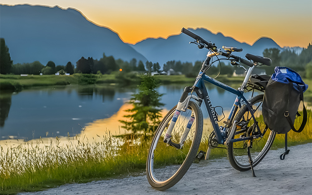 une destination ideale pour les voyageurs a velo